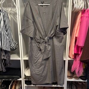 Eloquii Black and White Textured Fabric